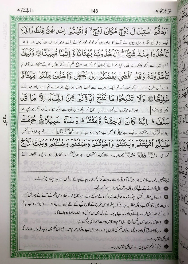 Maulana Maududi: Tarjuma Quran Majeed with Mukhtasar Hawashi 3/S - Image 4