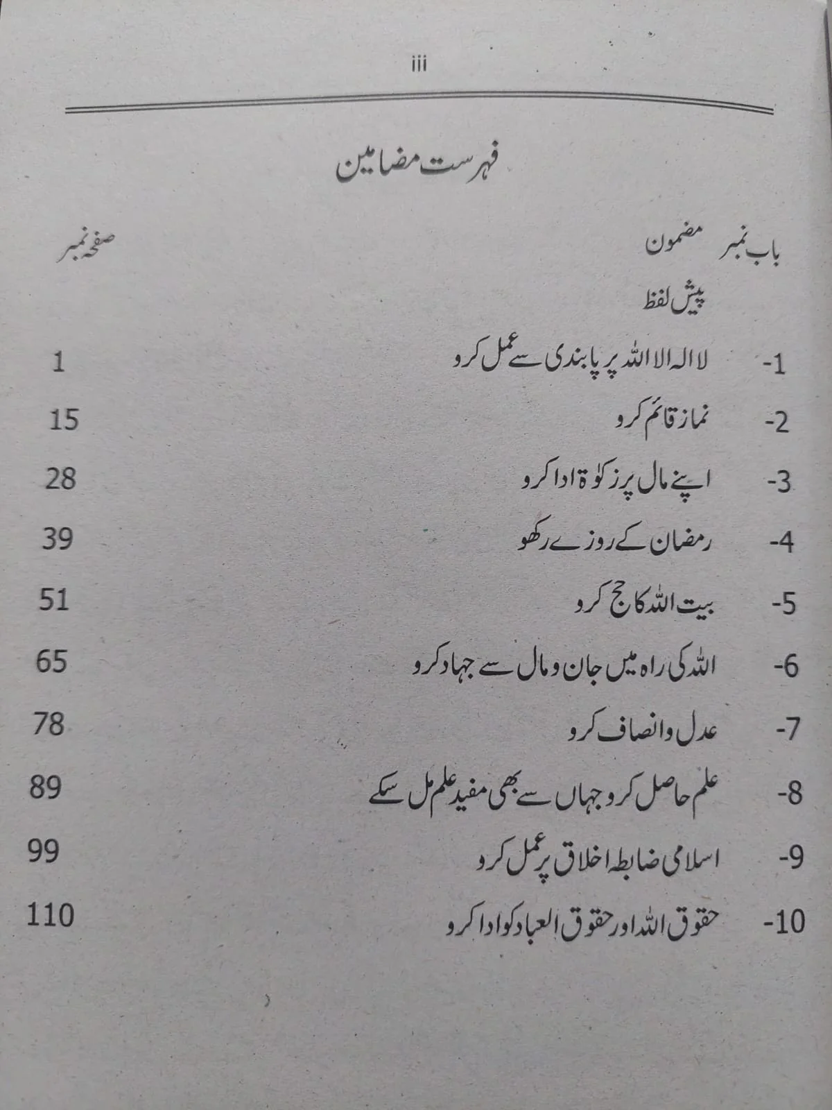 Musalmanon Kay Liye Allah Kay 10 Ahkaam - Image 2