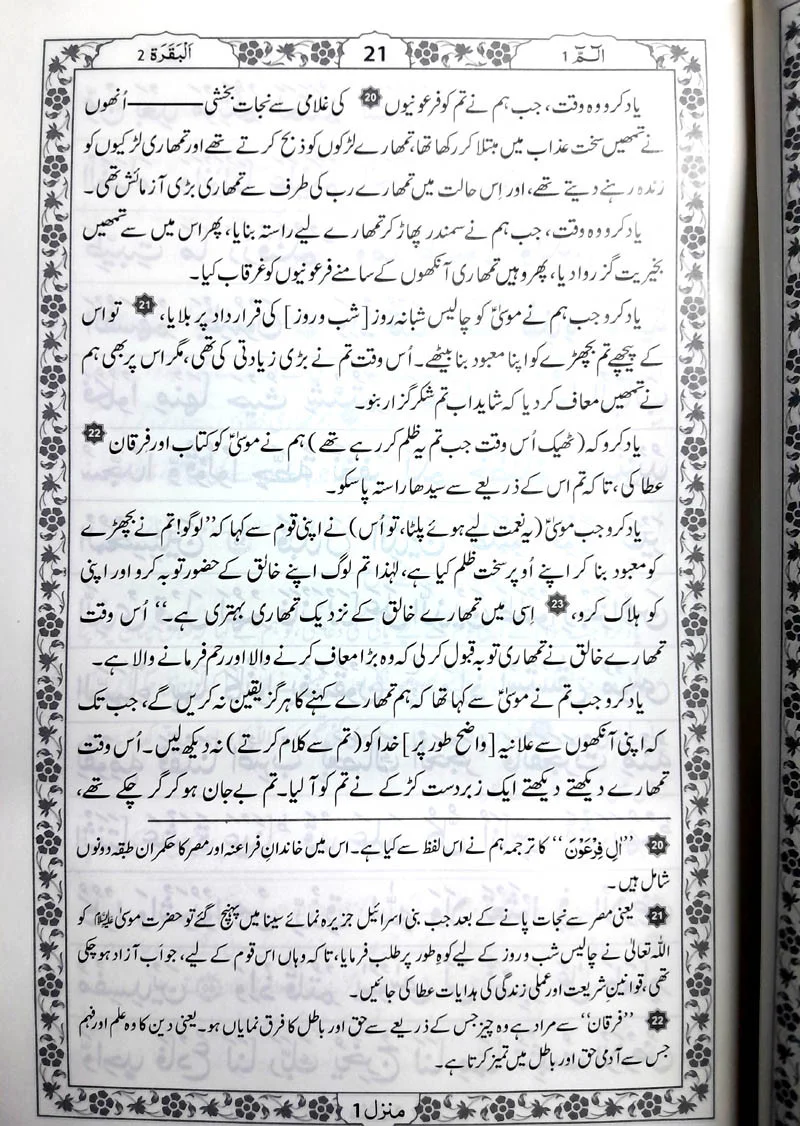 Maulana Maududi: Tarjuma Quran Majeed with Mukhtasar Hawashi 2/S - Image 3